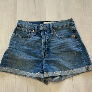 Madewell jean shorts